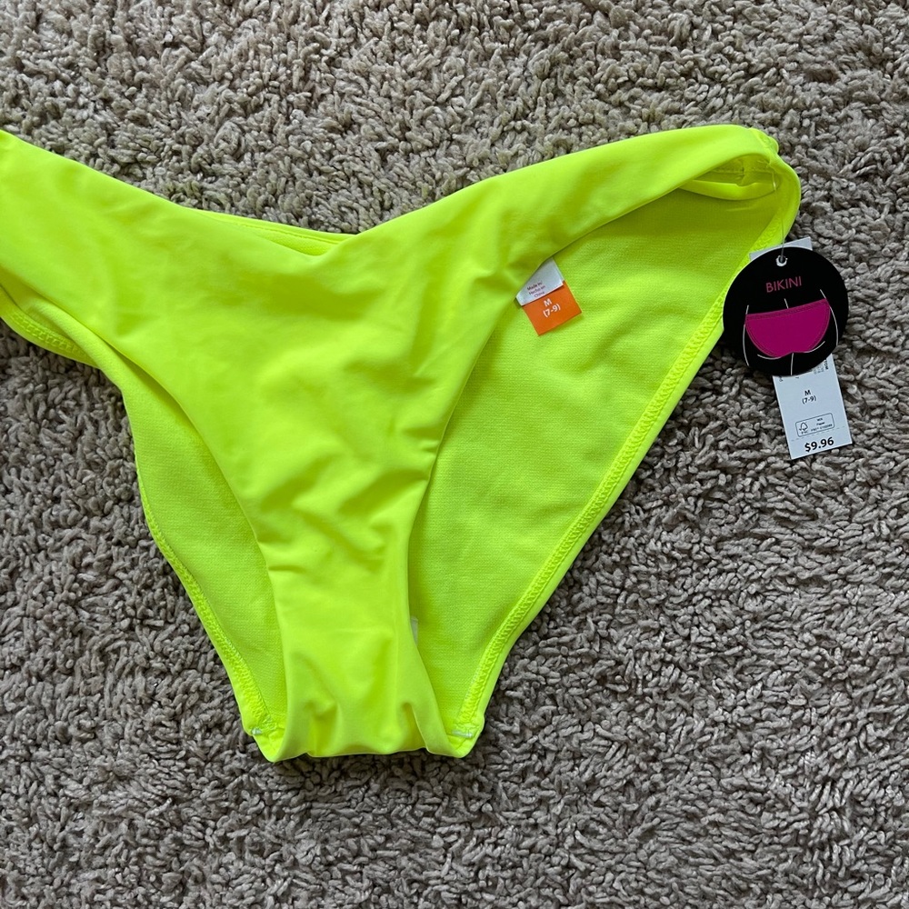 Neon bikini bottoms